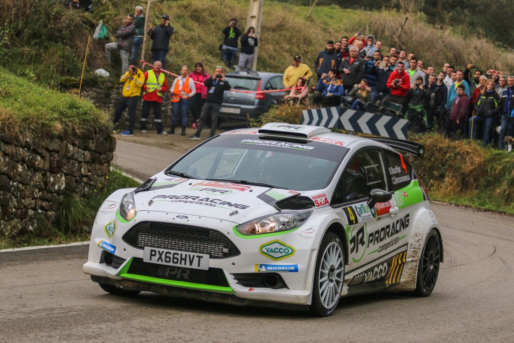 Bryan Bouffier con Proracing en el Rally Santander 2018