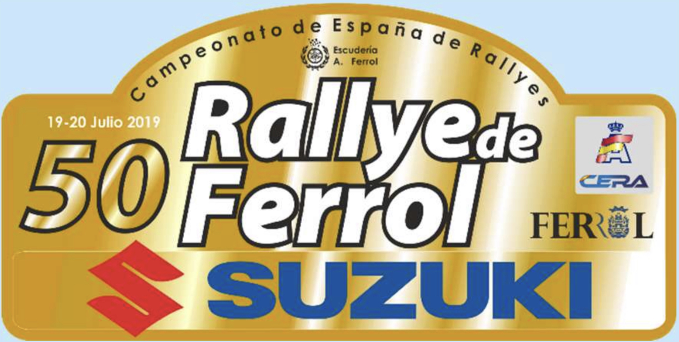 Placa Rally de Ferrol 2019