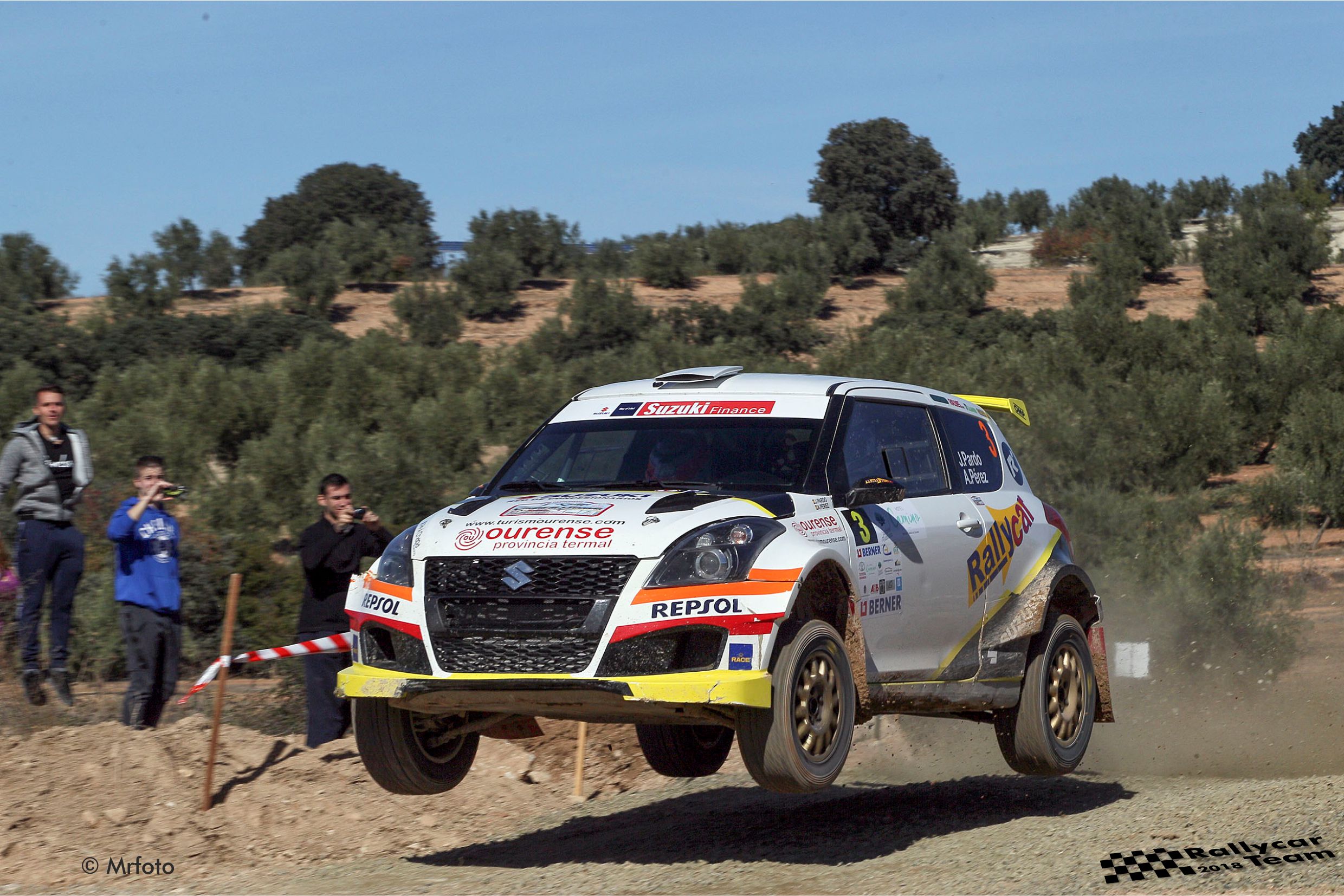 Javier Pardo en el Rally de Granada 2018