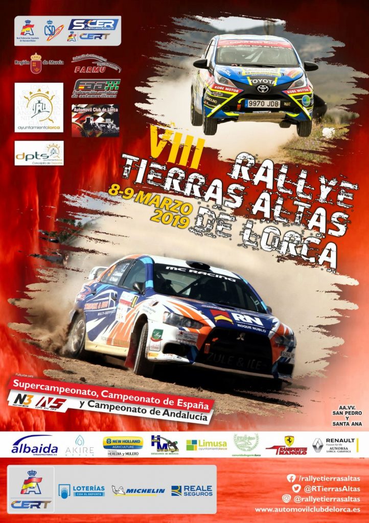 Cartel Rally Tierras Altas de Lorca 2019