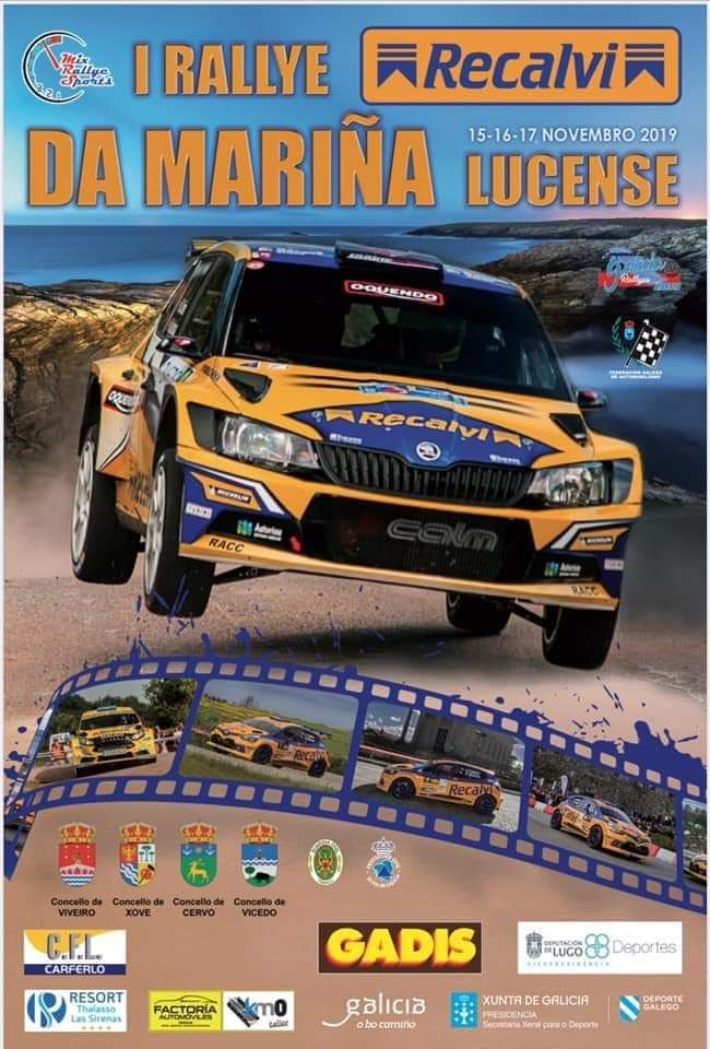 Cartel Rally Mariña Lucense 2019