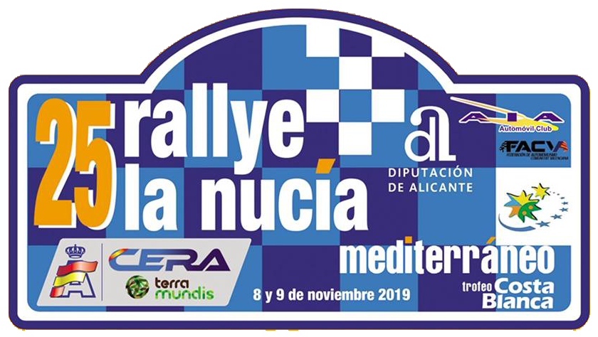 Placa Rallye de la Nucia 2019