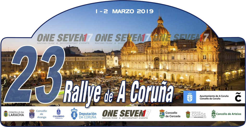 Publicada la Lista de Inscritos del Rally de A Coruña 2019 www