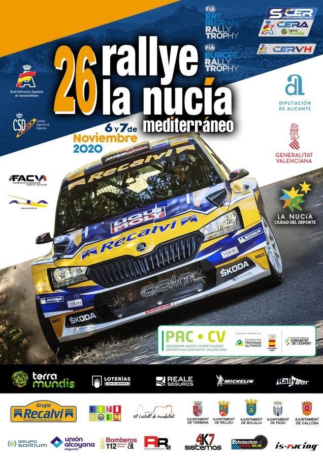 Cartel Rally de la Nucia 2020