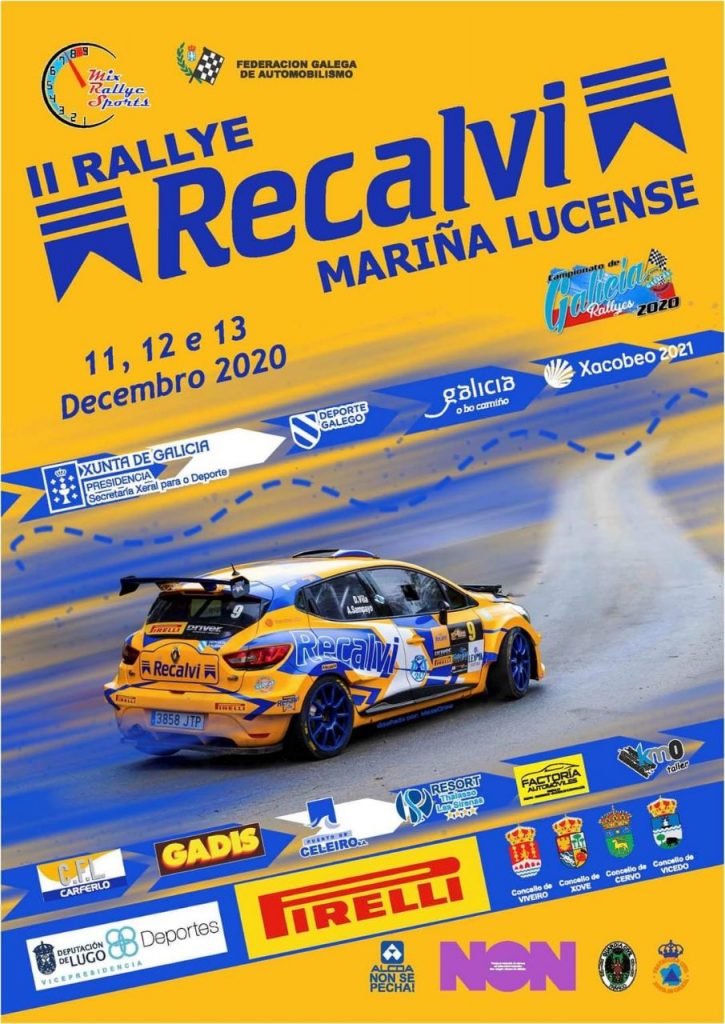 Cartel Rally Mariña Lucense 2020