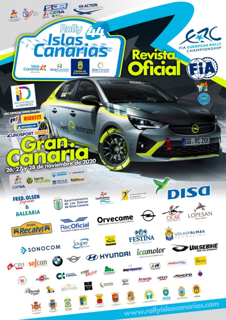 Cartel Rally Islas Canarias 2020