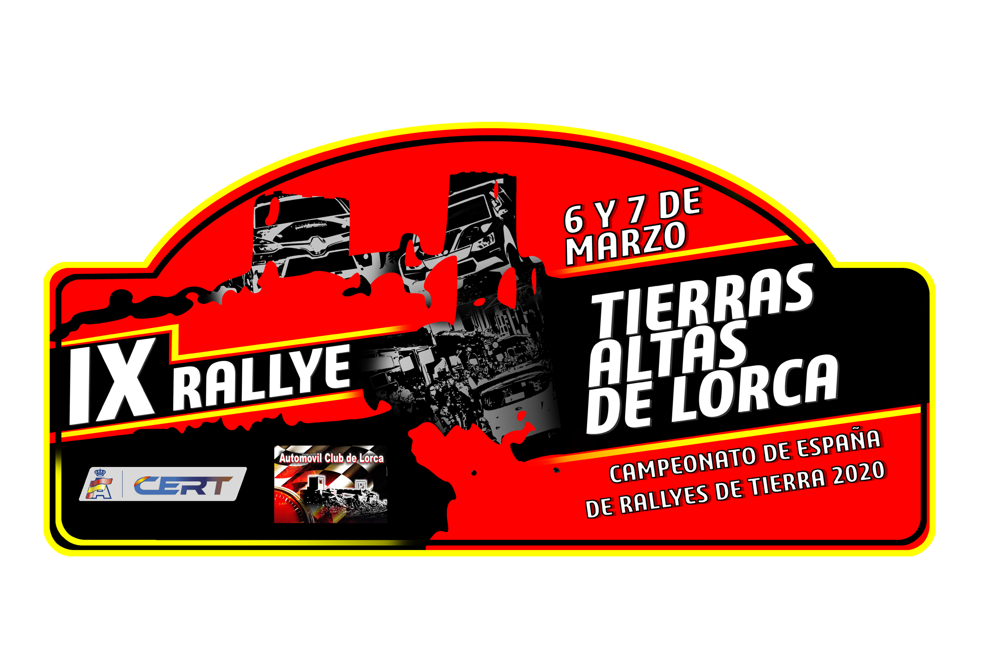 Placa Rally Tierras Altas de Lorca 2020