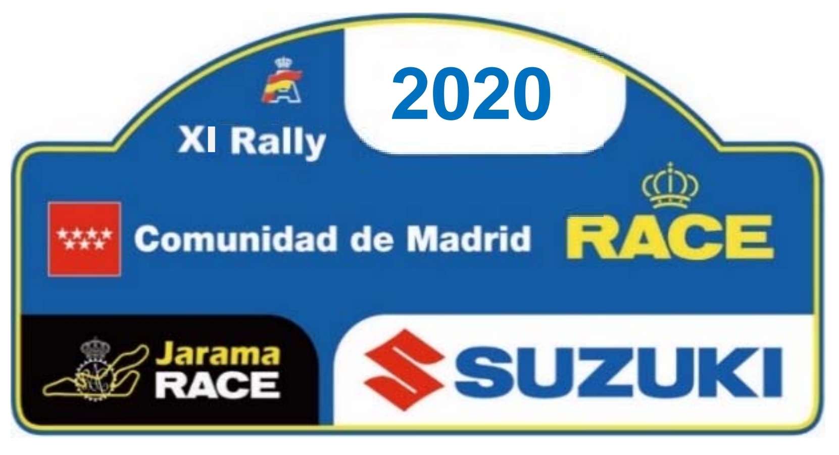 Placa Rally de Madrid 2020