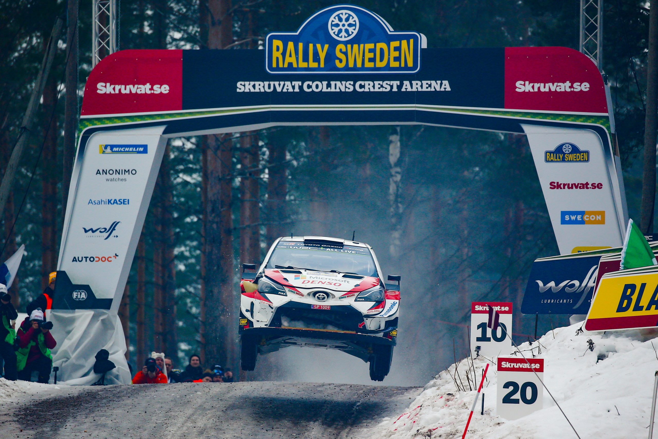 Toyota Racing en el Rally de Suecia 2019