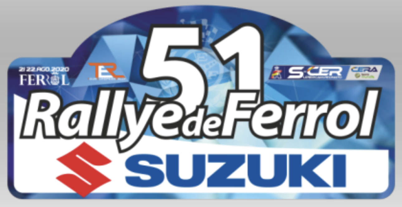 Placa Rally del Rally de Ferrol 2020