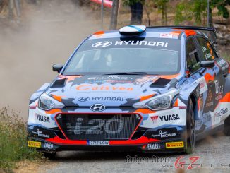 Ivan Ares en el Rally de Ourense 2020
