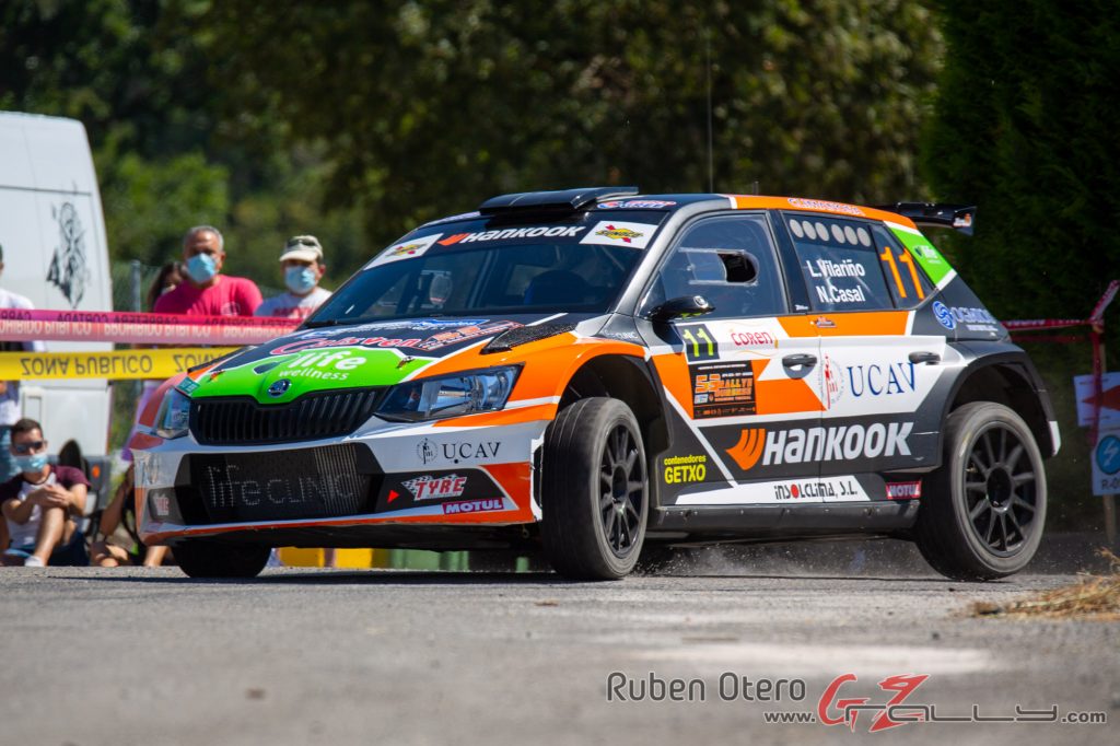 Luis Vilariño en el Rally de Ourense 2020