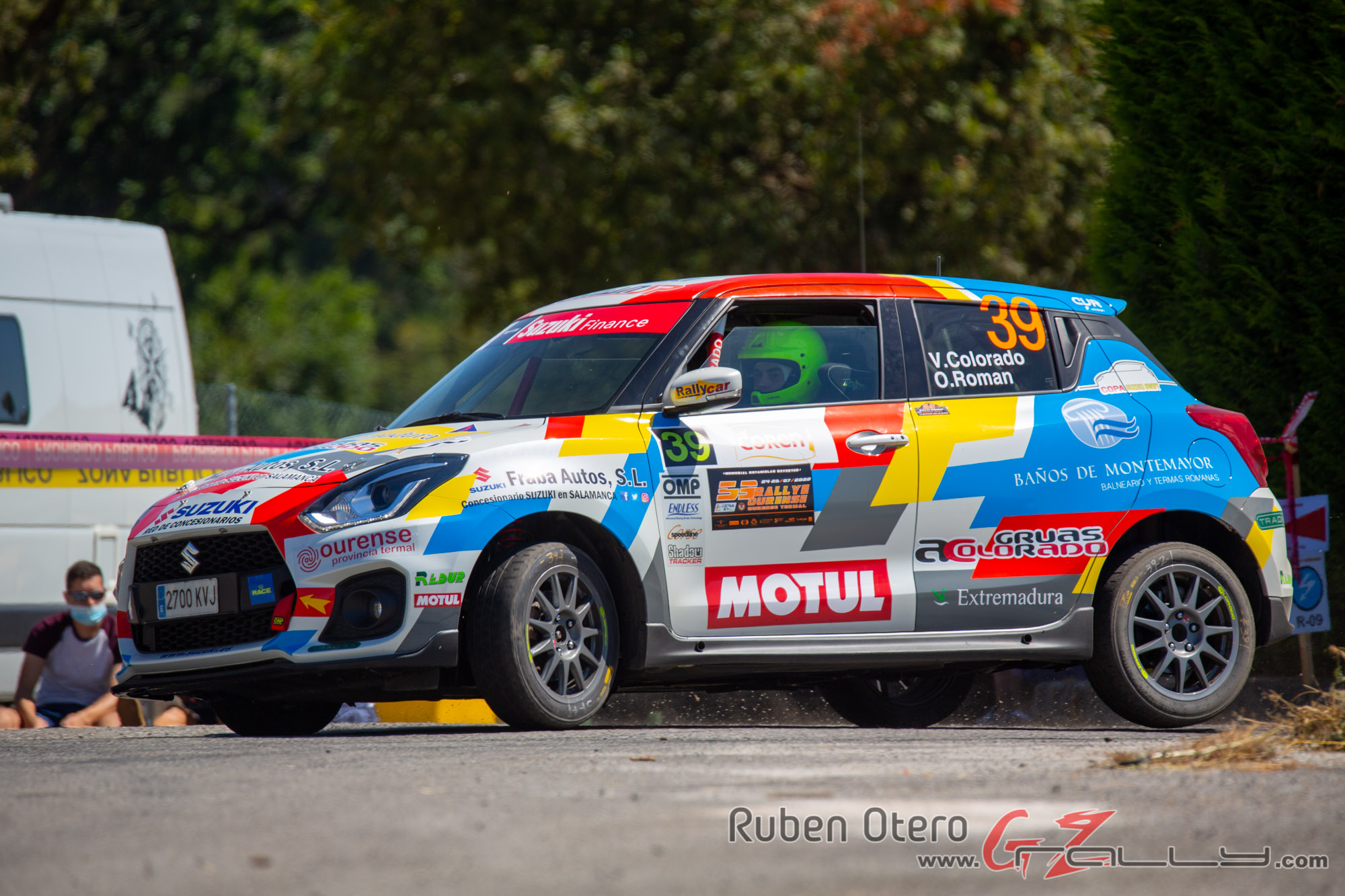 Victor Colorado y Osel en el Rally de Ourense 2020