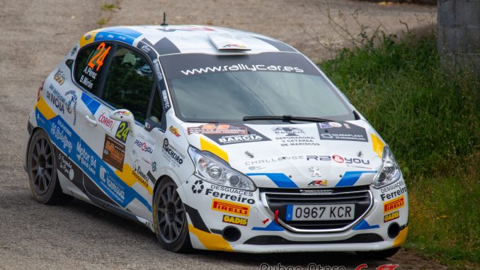 Perez Miron en el Rally de Ourense 2020