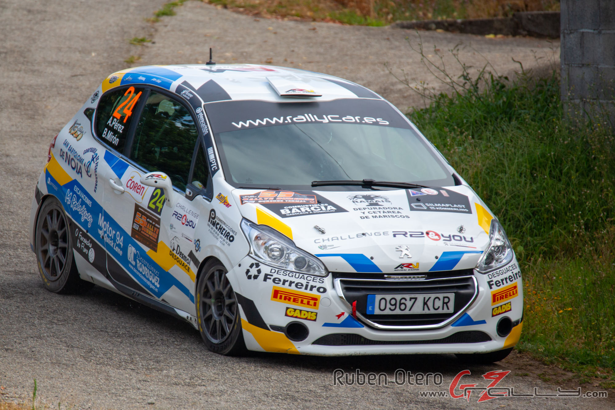 Perez Miron en el Rally de Ourense 2020