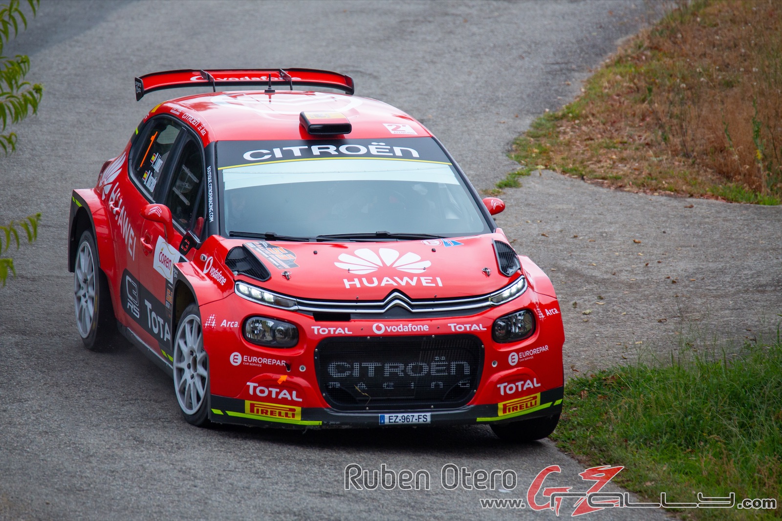 Pepe Lopez en el Rally de Ourense 2020