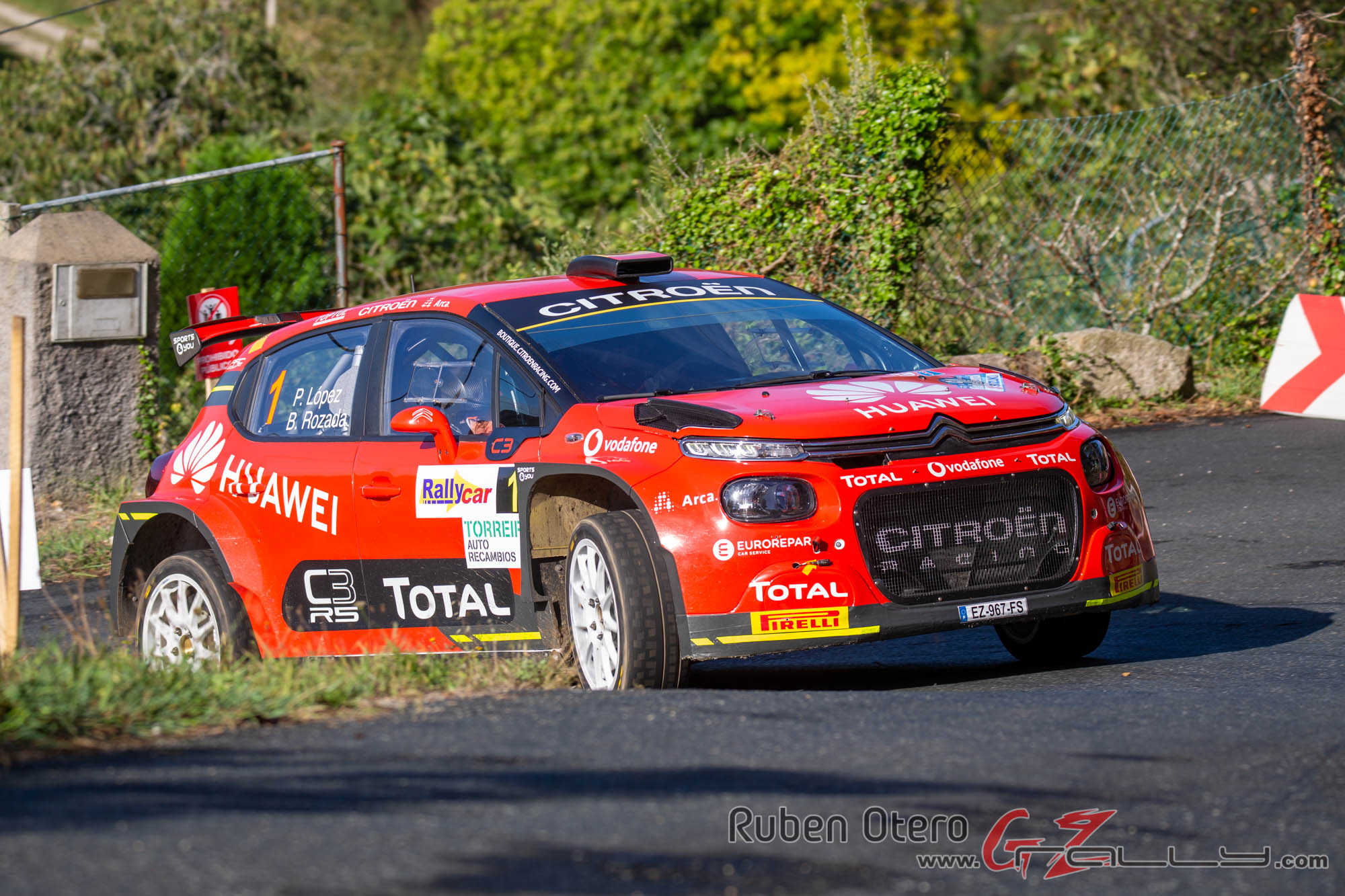 Pepe Lopez en el Rallye de Ferrol 2020