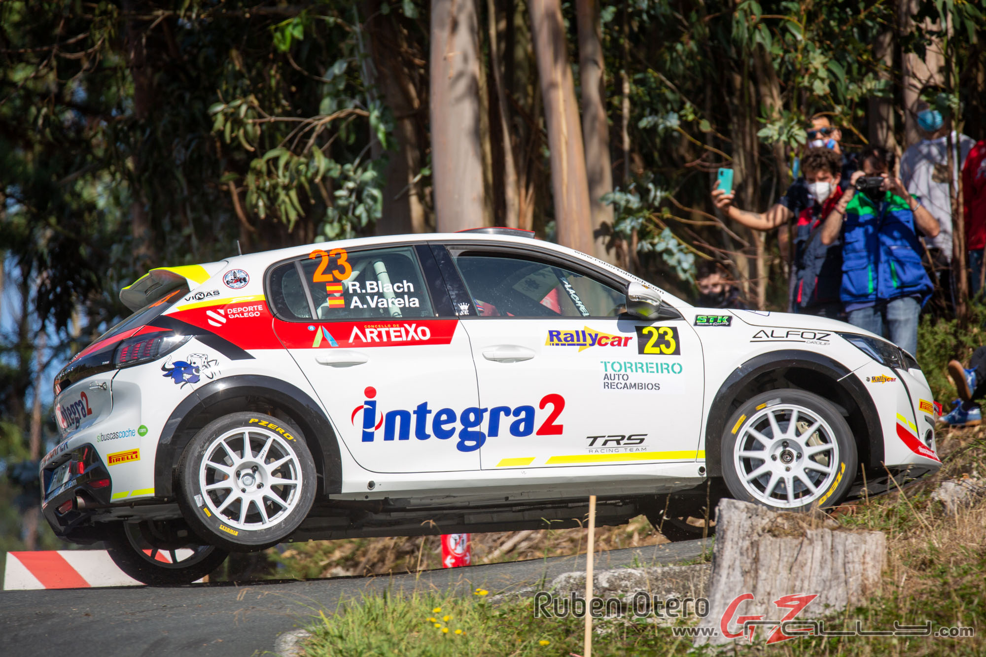 Roberto Blach en el Rally de Ferrol 2020