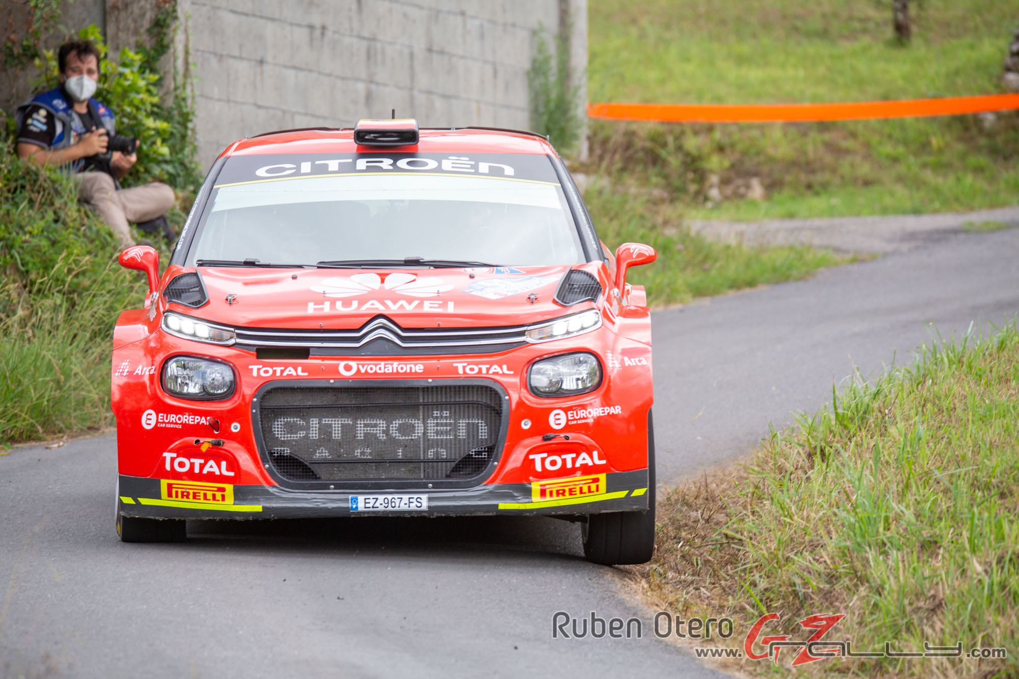 Pepe Lopez en el Rally de Ferrol 2020