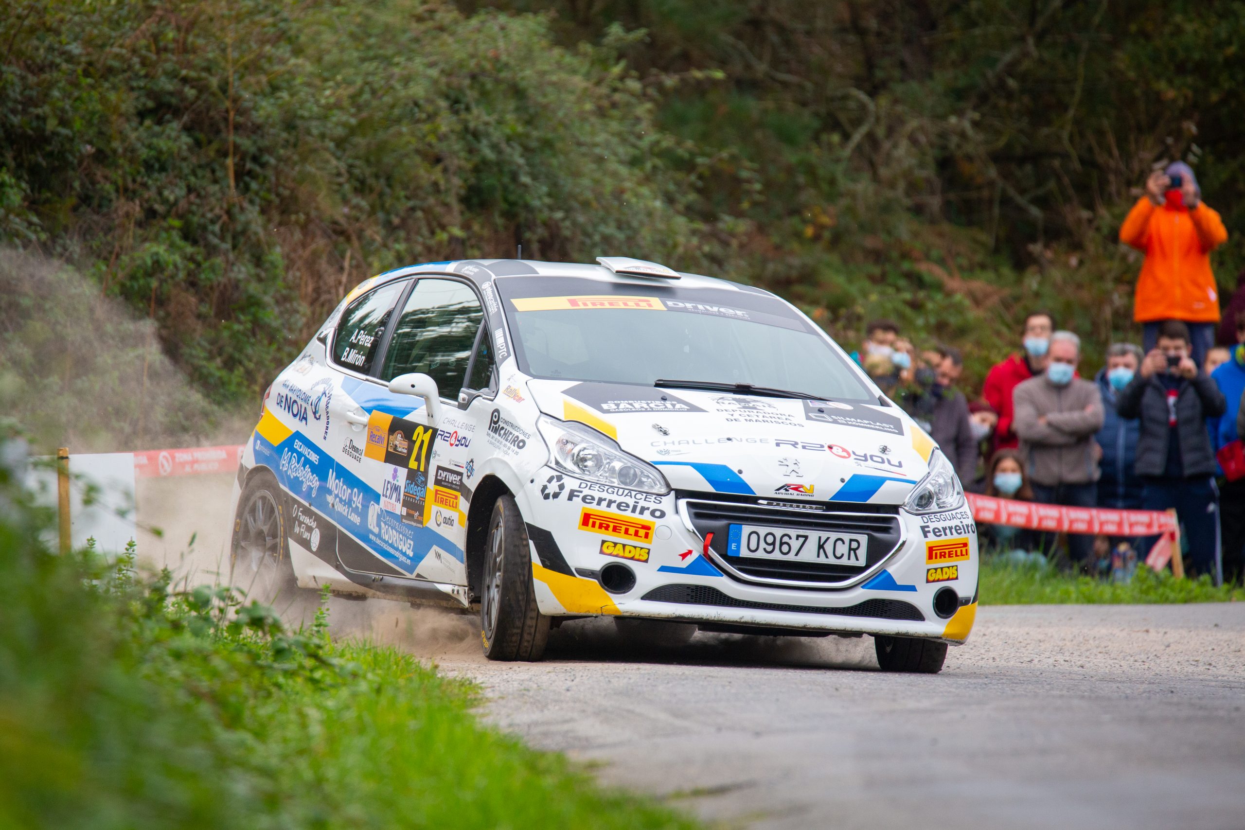 Perez Mirón en el Rally San Froilan 2020