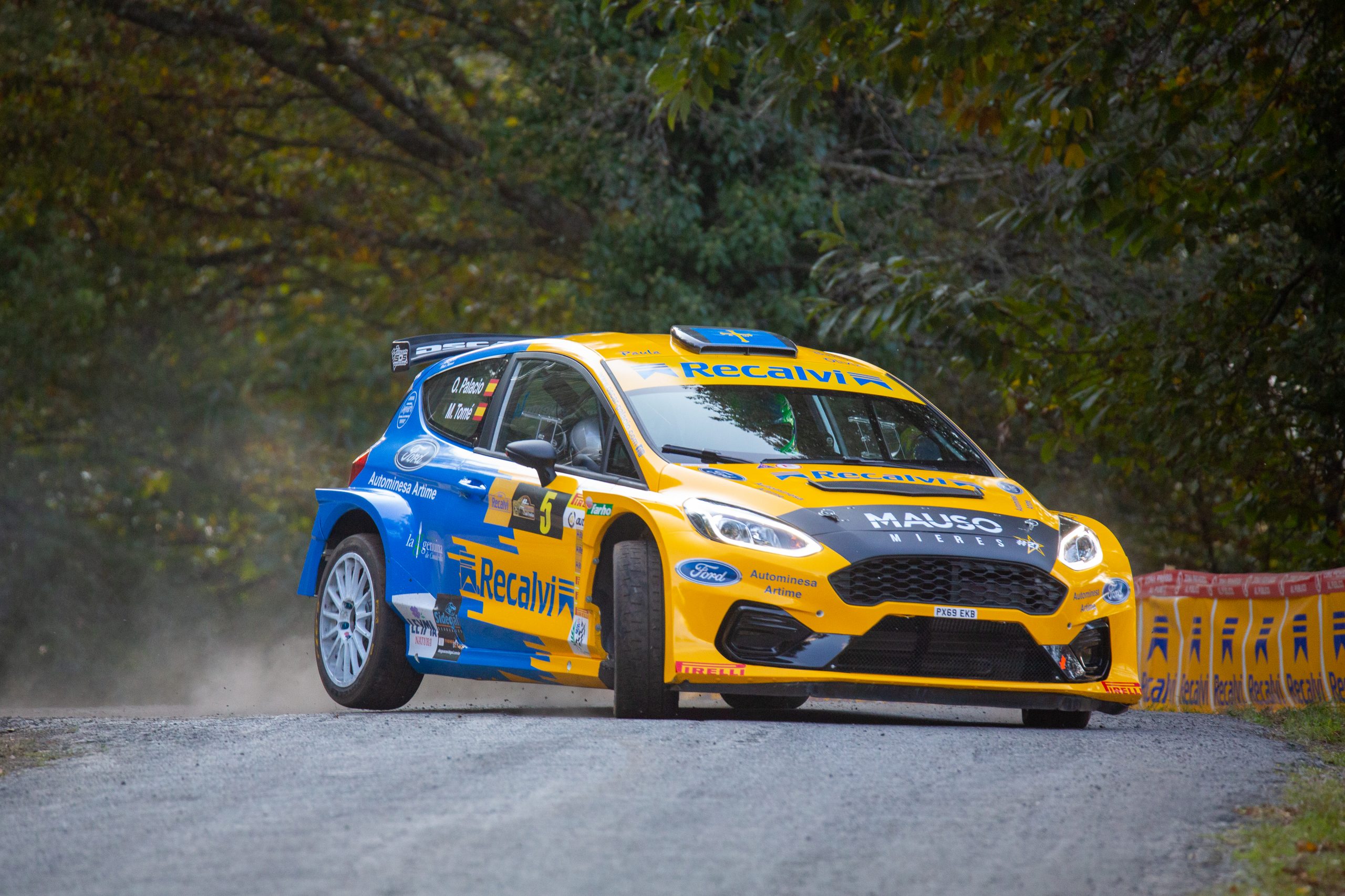 Oscar Palacio en el Rally San Froilan 2020