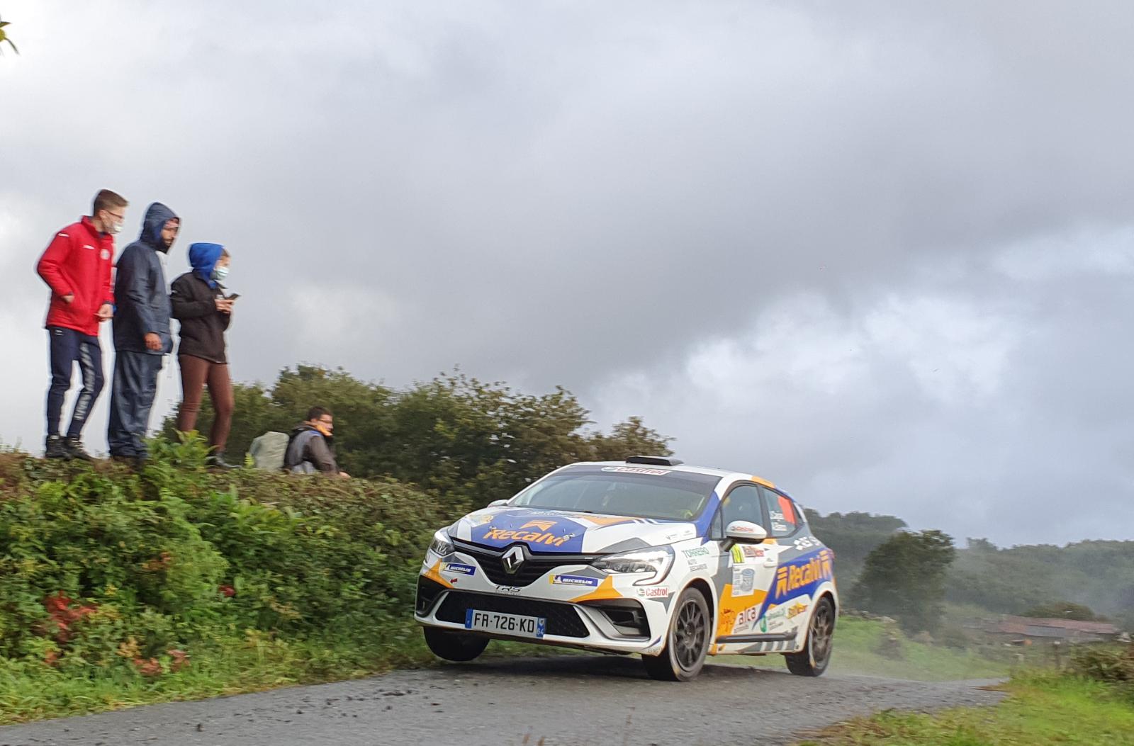 Jorge Cagiao en el Rally Rias Altas Historico