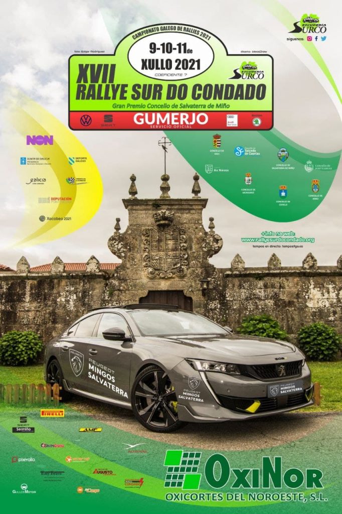 Cartel Rally Sur do Condado 2021
