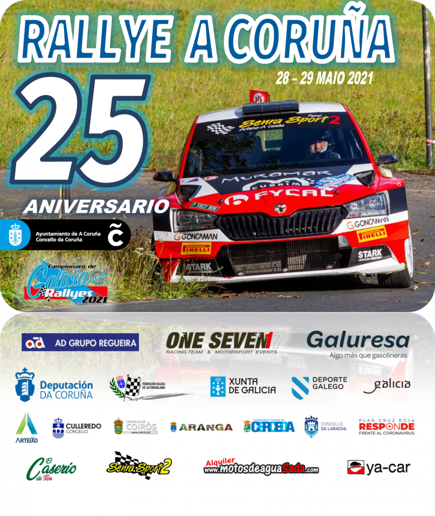 Cartel Rally de A Coruña 2021