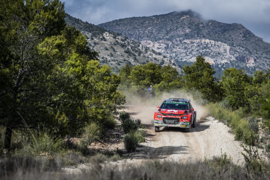 Jan Solans en el Rally tierras Altas de Lorca 2021
