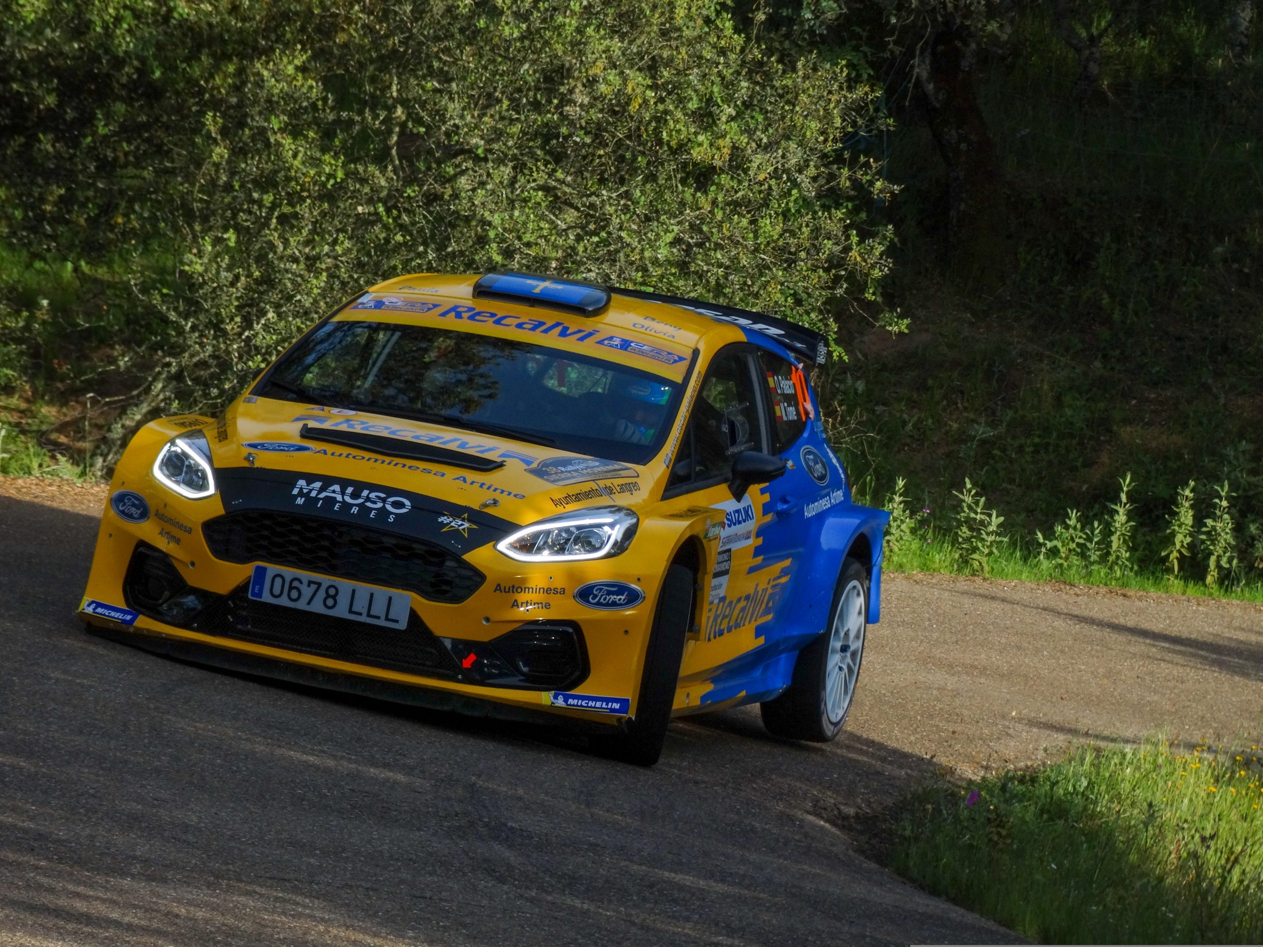 ÓSCAR PALACIO Y MARIO GLEZ TOMÉ - 38 RALLYE SIERRA MORENA
