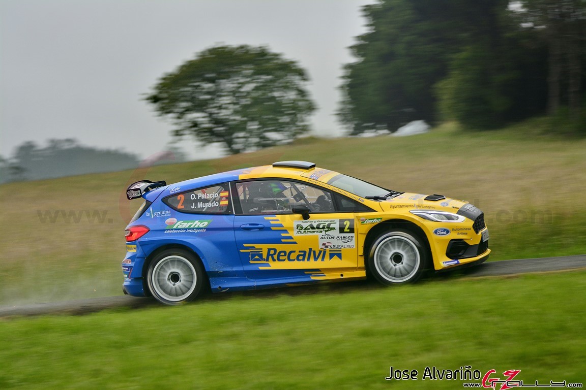 Oscar Palacio en el Rally de Naron 2021