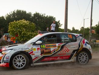 Santi García en el Rally de Ourense 2021
