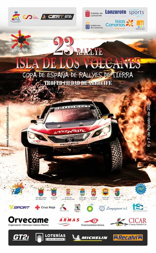 Cartel Rally Isla de Los Volcanes 2021