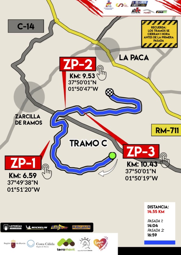 Tramo C Rally Tierras Altas de Lorca 2022