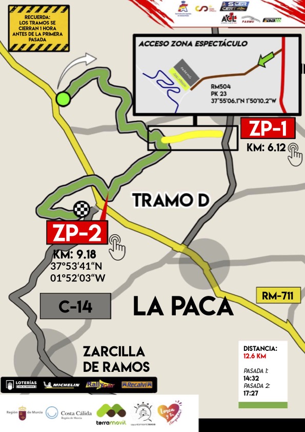 Tramo D Rally Tierras Altas de Lorca 2022