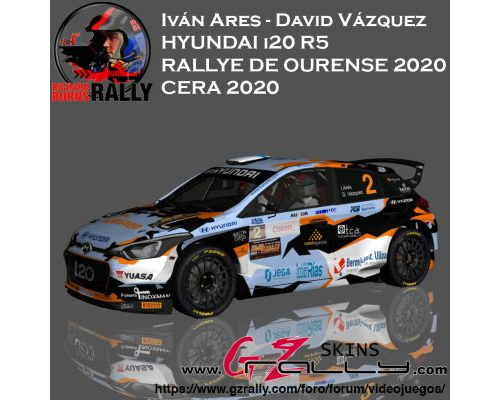 Ivan Ares – David Vazquez Hyundai I20 R5 2020