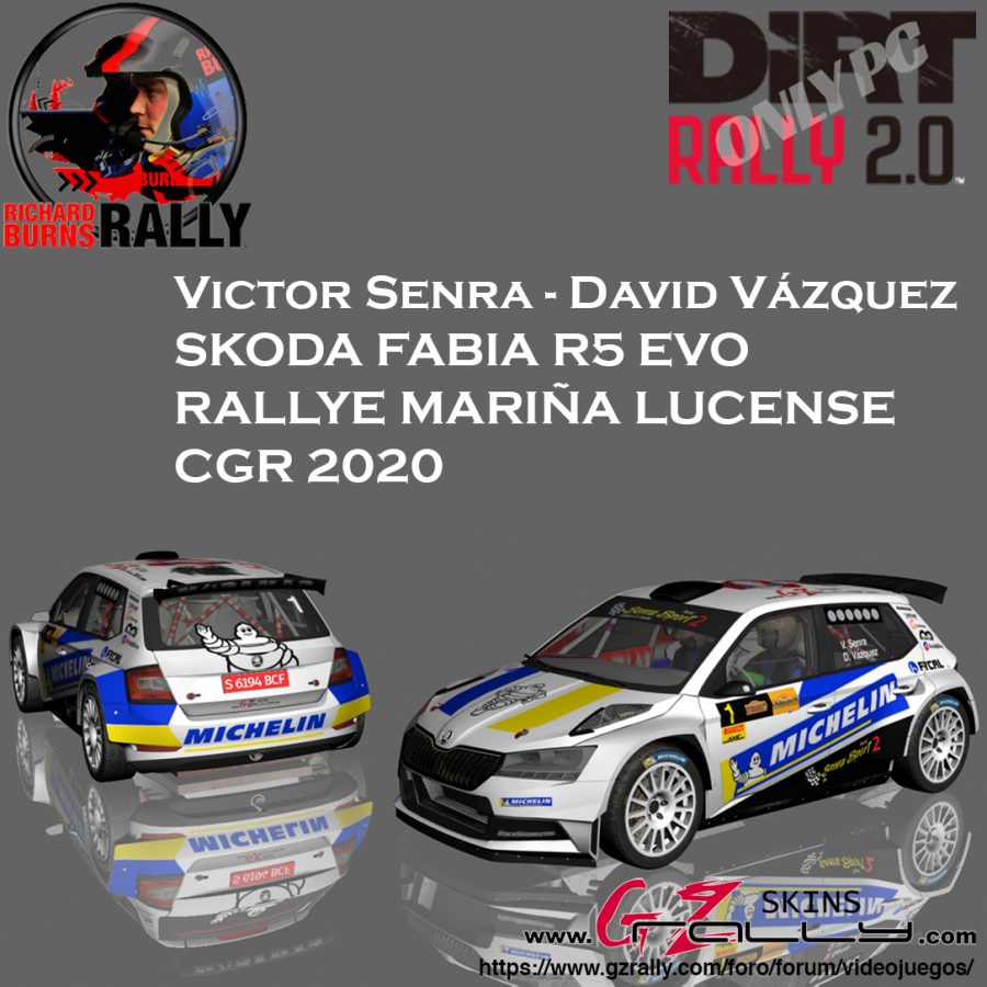 Victor Senra - David Vázquez Skoda Fabia R5 EVO 2020 Michelin
