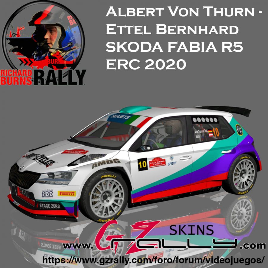 Albert Von Thurn - Ettel Bernhard Skoda Fabia R5 2020