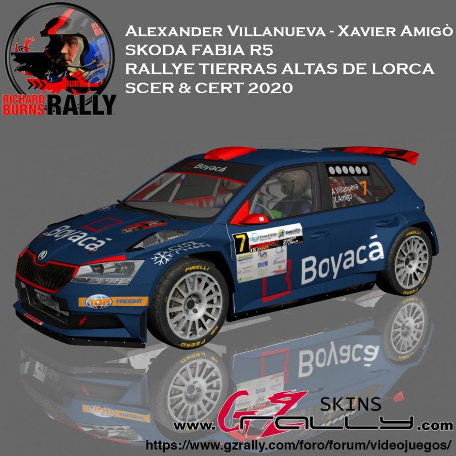 Alex Villanueva - Xavier Amigo Skoda Fabia R5 2020