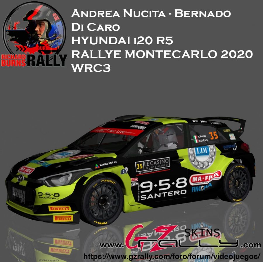 Andrea Nucita - Bernardo DiCaro Hyundai I20 R5 WRC3 2020