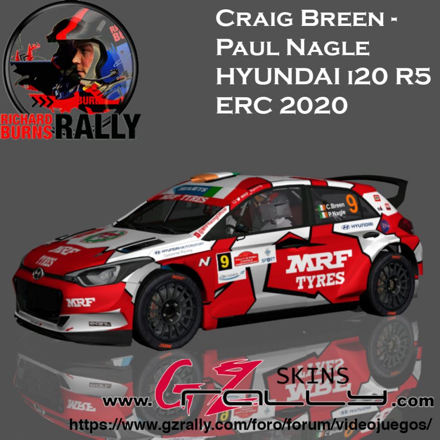 Craig Breen - Paul Nagle Hyundai I20 R5 2020