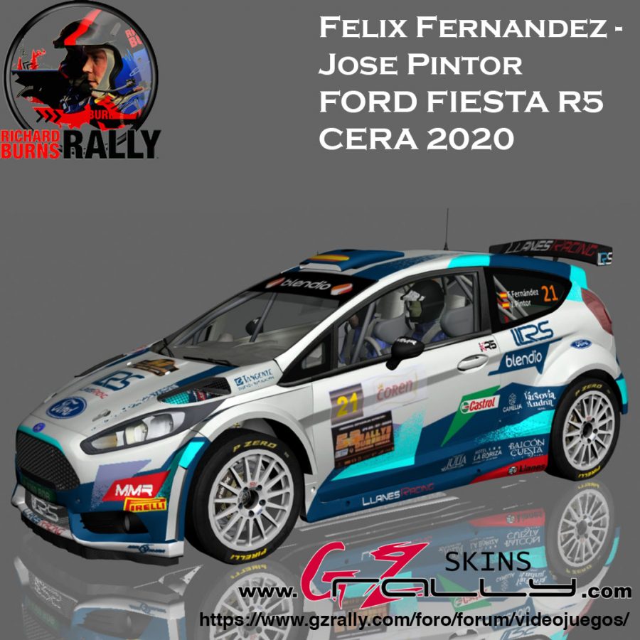 Felix Fernandez - Jose Pintor Ford Fiesta R5 2020