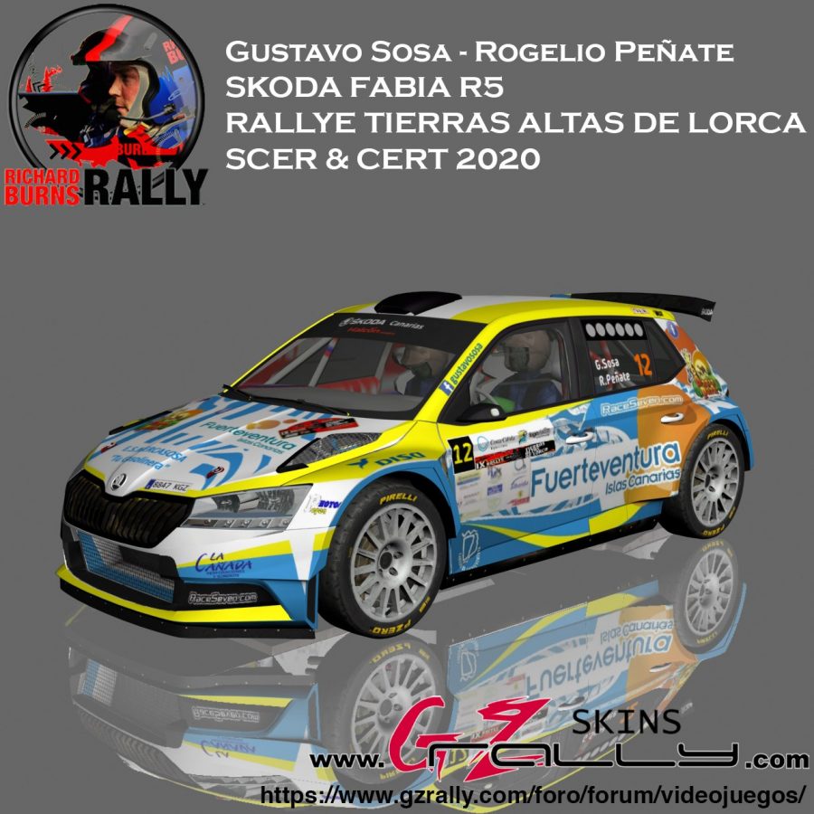 Gustavo Sosa - Rogelio Peñate Skoda Fabia R5 2020