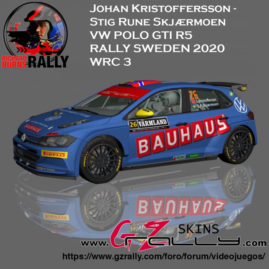 Johan Kristoffersson - Stig Rune Skjærmoen VolksWagen Polo GTI R5 2020