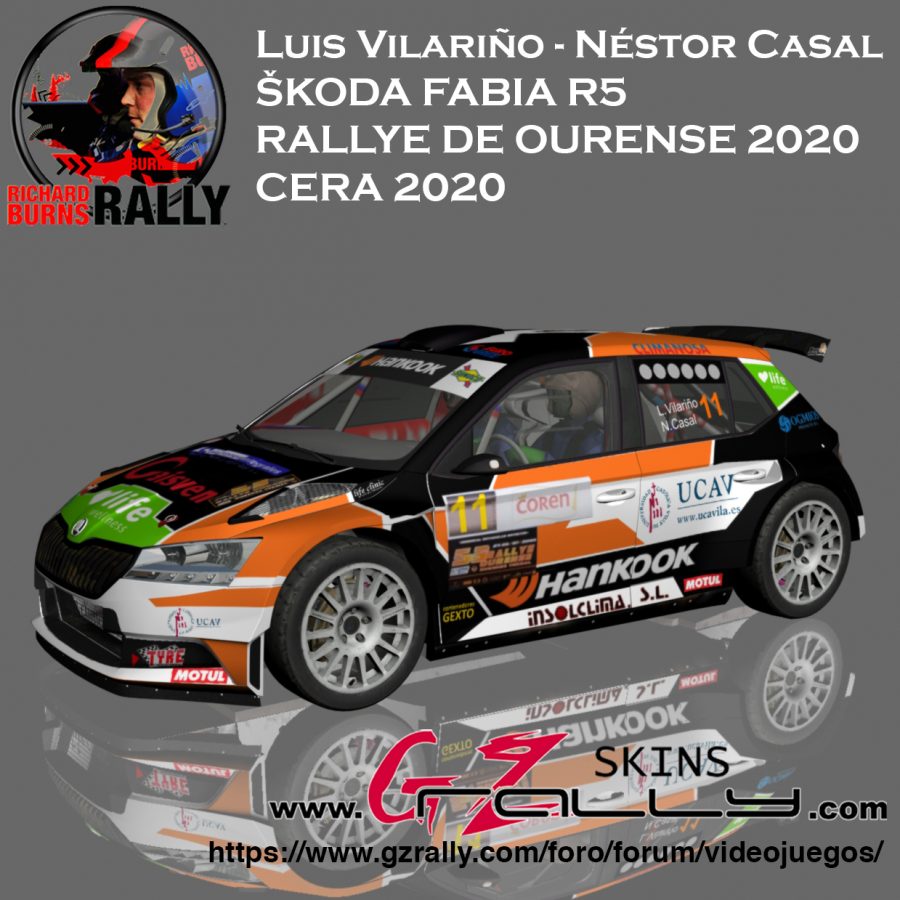 Luis Vilariño - Nestor Casal Skoda Fabia R5 2020