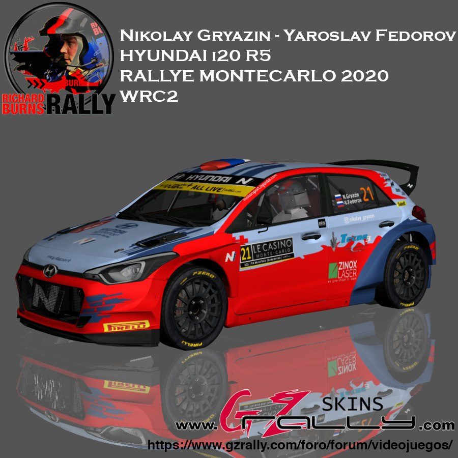 Nikolay Gryazin - Fedorov Yaroslav Hyundai I20 R5 WRC2 2020