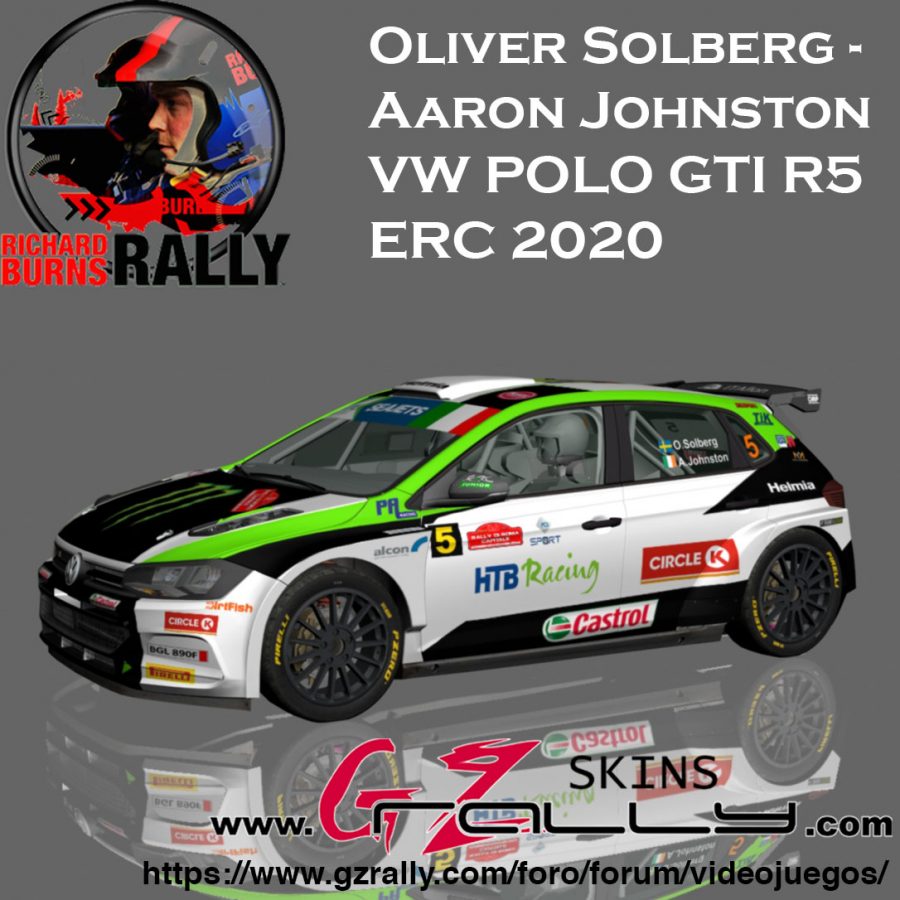 Oliver Solberg - Aaron Johnston VolksWagen Polo GTI R5 2020
