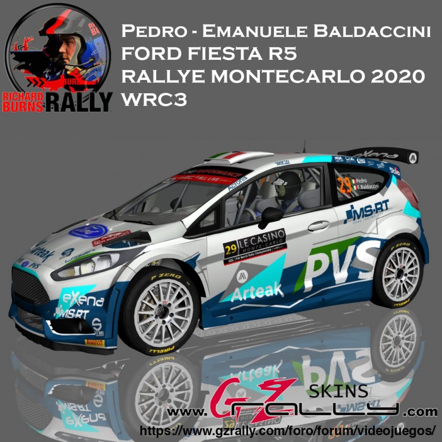 Pedro - Emanuele Baldaccini Ford Fiesta R5 WRC3 2020