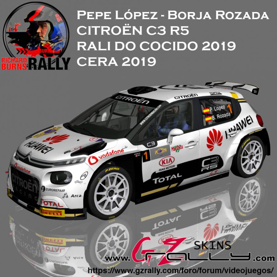 Pepe Lopez - Borja Rozada Citroën C3 R5 Rallye do Cocido 2019
