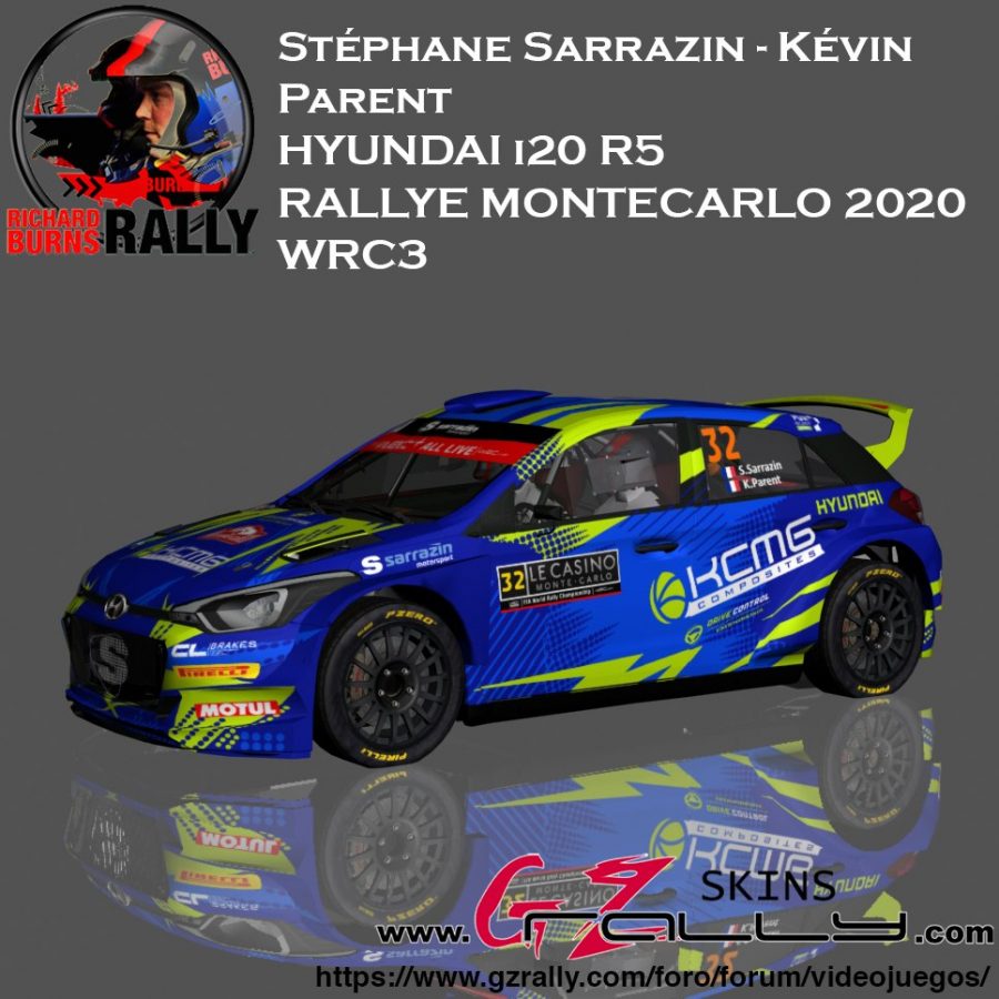 Stephane Sarrazin - Kevin Parent Hyundai I20 R5 WRC3 2020